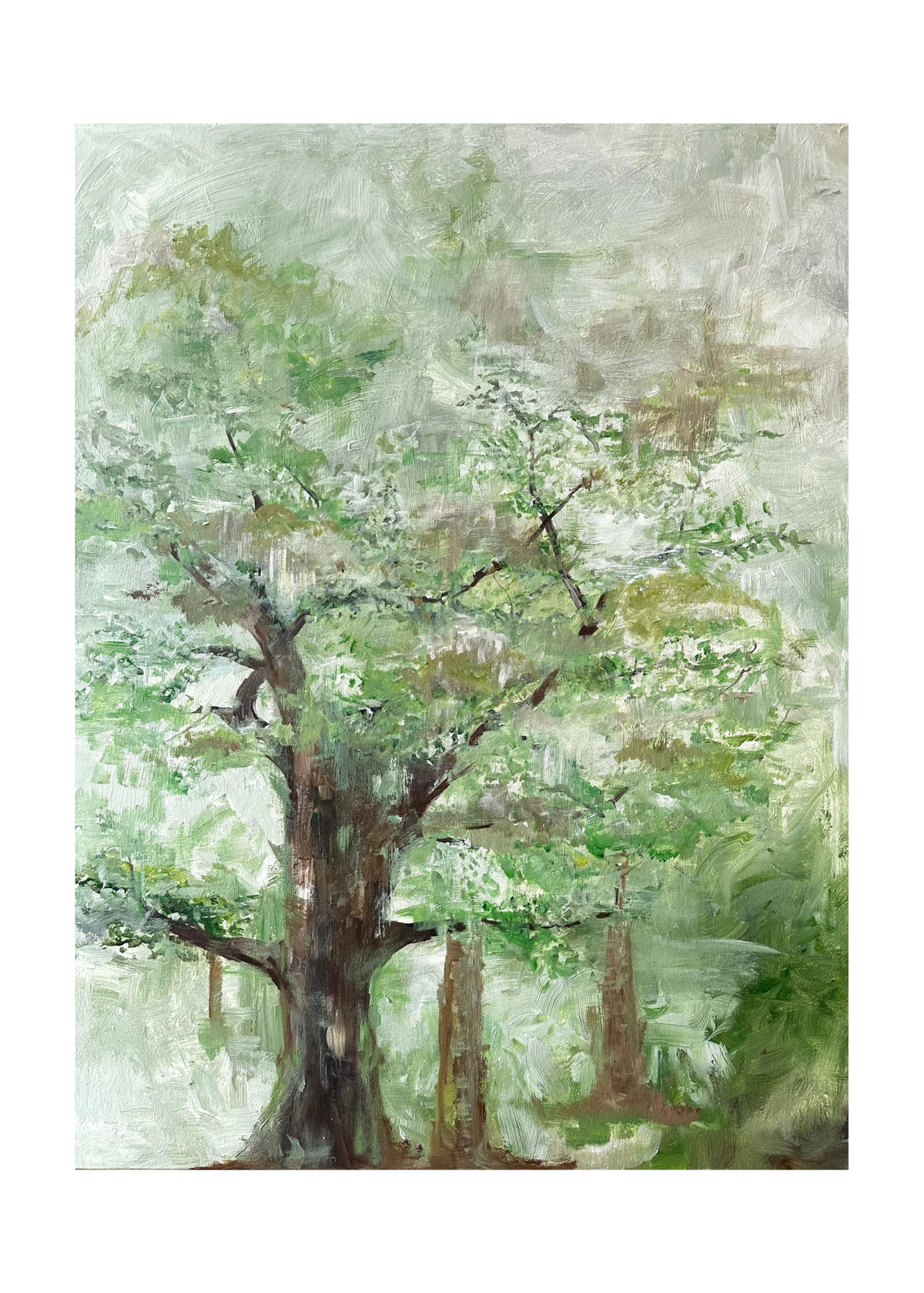 "Home for Now" - 3x4' Large Painting