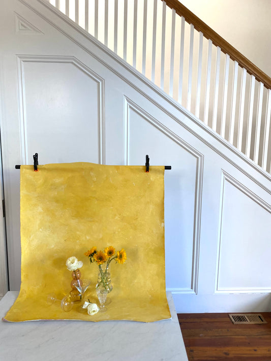 Goldenrod 3x4' Backdrop | Large Styling Mat